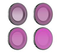 CERFFOOL Filtre d'objectif pour DJI Osmo Nano Filtre en Verre Optique HD Multicoated Anti-Huile Anti-Rayures avec Étui de Rangement pour Caméra d'action (ND8+ND16+ND32+ND64)