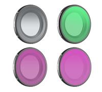CERFFOOL Filtre d'objectif pour DJI Osmo Nano Filtre en Verre Optique HD Multicoated Anti-Huile Anti-Rayures avec Étui de Rangement pour Caméra d'action (MCUV+CPL+ND32+ND64)