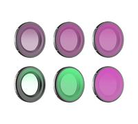 CERFFOOL Filtre d'objectif pour DJI Osmo Nano Filtre en Verre Optique HD Multicoated Anti-Huile Anti-Rayures avec Étui de Rangement pour Caméra d'action (Black-Mist 1/4 +CPL+ND8+ND16+ND32+ND64)