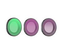 CERFFOOL Filtre d'objectif pour DJI Osmo Nano Filtre en Verre Optique HD Multicoated Anti-Huile Anti-Rayures avec Étui de Rangement pour Caméra d'action (CPL+ND8+ND16)