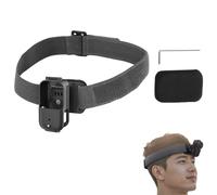 CERFFOOL Fixation Bandeau de Tete pour DJI Osmo Nano Support de Tête Réglable Frontale Head Strap Rotatif à 360 ° Sangle de Fixation Élastique pour Vidéo POV Vlogging pour Caméras d'action