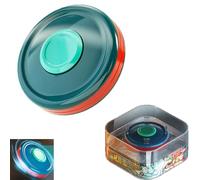 CERFFOOL Hand Spinner EDC Jouet Fidget Slider Toys Finger Gyro en Magnétique Plastique Ouets Anti-Anxiété Fidget Spinner Anti-Stress Sensory Toys Jeux de Doigts pour Soulager (Bleu)