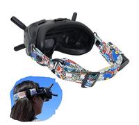 CERFFOOL Kit Bandeau pour DJI FPV Casque Goggles V2 et Autres Marques de Lunettes VR Ajustables Sangle de Tête Réglable (Bandeau)