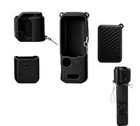 CERFFOOL Kit Coque de Protection en Silicone pour DJI Osmo Pocket 4 Étui de Protection pour Objectif d'appareil Photo Anti-Rayures avec Base de Support pour Caméra d'action (Coque de Protection)