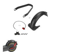CERFFOOL Kit Garde-Boue Arrière + Feu arrière + Support de Garde-Boue pour Segway-Ninebot Max G30 Pièces de Rechange pour Scooter Électrique Accessoires (Noir)