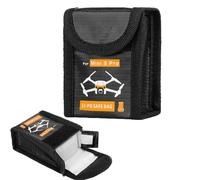 CERFFOOL Lipo Batterie Coffre-Fort Sac pour DJI Mini 4 Pro/4K/3 Pro/3 Ignifuge Antidéflagrant Housse Boîte de Rangement Chargement Sécurisés Sac de Rangement Accessoires pour Drone (pour 1 Batterie)