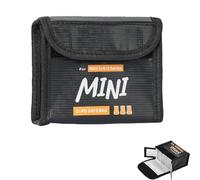 CERFFOOL Lipo Batterie Coffre-Fort Sac pour DJI Mini 5 Pro/4 Pro/3 Pro/Mini 3 Ignifuge Antidéflagrant Housse de Protection Chargement Sécurisés Sac de Rangement Accessoires Drone (pour 3 Batteries)