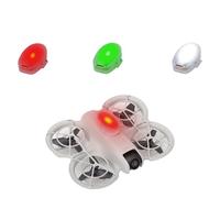 CERFFOOL Lumière d'avertissement de navigation nocturne rechargeable pour DJI NEO Mini 4 Pro 4 3 Pro 3 Mavic 3 Pro 3 Classic Air 3 FPV Avata 2, etc. Chargement USB haute luminosité Multicolore