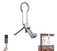 CERFFOOL Multifonctionnel Trépied magnétique pour Magsafe iPhone Samsung Huawei Pliable Support de Bureau en Aluminium Trou de Vis de 1/4" Rotation à 360° Support de Téléphone avec Anneaux Magnétique