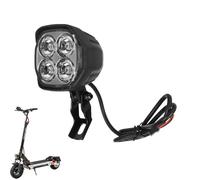 CERFFOOL Phare LED de Trottinette pour Kugoo Kukirin M4 Max Haute Luminosité Durable Plastique Lumière Avant D'avertissement Lampe Pièce de Rechange Accessoires pour Scooter Électrique