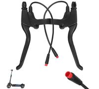 CERFFOOL Poignée Levier de Frein pour SmartGyro Freins Levier en Alliage d'Aluminium avec Connecteurs Étanche Frein à Huile pour Scooters Électriques Accessoires (Levier de Frein Droit+Gauche)