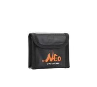 CERFFOOL Sac anti-explosion pour DJI NEO Sac ignifuge pour batterie Lipo Explosions Protégé Sécurité Résistant à la chaleur Sac de rangement Drone Accessoires, Pour 3 batteries, Universel