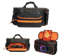CERFFOOL Sac de Rangement pour JBL PartyBox on-The-Go 2 Enceinte Bluetooth et Microphone Portable Étui de Transport avec Poches Accessoires Poche Housse de Protection