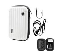 CERFFOOL Sac de Rangement Rigide pour Insta360 GO 3S/GO 3 Étanche Étui de Transport pour Insta360 X5/GoPro/DJI Action Anti-Rayures Anti-Collision Housse de Protection pour Caméra d'action (Blanc)
