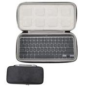 CERFFOOL Sac de Rangement Rigide pour Logitech MX Keys Étui de Transport en EVA Anti-Chute Anti-Rayures Anti-Choc Clavier sans Fil Bluetooth Housse de Protection Accessoires Informatiques