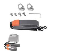 CERFFOOL Sangle de Cou Réglable pour DJI RC 2 1/RC Pro 2 1 / RC Plus 2 1 en Cuir de PU Cordon Tour de Cou avec Boucle pour DJI Mavic 4 Pro/Air 3S/Neo/Matrice 4 Drone Télécommande avec Ecran Accessoire