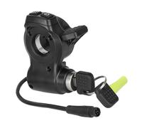 CERFFOOL Serrure de Porte Electrique pour Kugoo Kukirin G2 Master Accélérateur au Pouce Interrupteur d'alimentation avec Clé Pièces de Rechange pour Scooter Electriques Accessoires