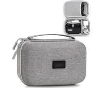 CERFFOOL Srorage Étui de rangement pour câbles chargeur USB adaptateur casque souris pour MacBook Air/Pro, Huawei, Dell Lenovo, etc. Accessoires pour ordinateur portable (gris)