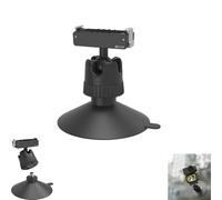 CERFFOOL Support à Ventouse pour DJI Osmo Nano/Action 6 avec Adaptateur Magnétique Bidirectionnel Détachable Support à Rotule à Tête 360° Base de Bureau à Dégagement Rapide pour Caméra d'action