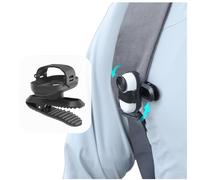 CERFFOOL Support de sac à dos rotatif à 360 ° pour Insta360 GO 3S GO 3 - Clip à ressort - Anti-tremblement - Anti-chute - Accessoire d'appareil photo d'action