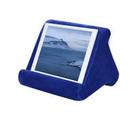 CERFFOOL Support de Tablette pour iPad Kindle Liseuses Magazine Smartphones Support Universel Coussins Souples Multi-Angles Souple Coussin de Lecture Support de Téléphone Portable (Bleu)
