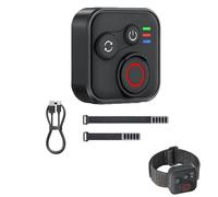 CERFFOOL Télécommande Bluetooth sans Fil Intelligente pour GoPro Hero 13/12 pour lnsta360 X5/GO 3S/Ace Pro 2 pour iOS et Android Phones étanche Camera Shutter Control avec Dragonne et Câble de Charge