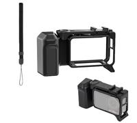 CERFFOOL Xplorer Grip Pack pour DJI Osmo Action 5 Pro/4/3 avec Interface à Sabot Froid Léger Dégagement Rapide Shooting Poignée avec Lanière pour Action Caméras Accessoires