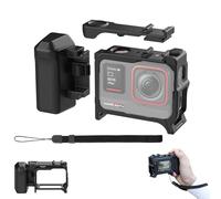 CERFFOOL Xplorer Grip Pack pour Insta360 Ace Pro 2/1 avec Interface à Sabot Froid Léger Cage à Cadre Dégagement Rapide Shooting Poignée Amovible avec Lanière Accessoires pour Action Caméras