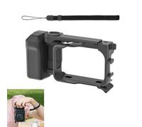 CERFFOOL Xplorer Grip Pack pour Insta360 GO Ultra avec Interface à Sabot Froid Léger Cage à Cadre Dégagement Rapide Shooting Poignée avec Lanière Accessoires pour Action Caméras (Noir)