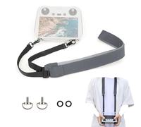 CERFFOOLSangle de Cou Réglable avec Boucle pour DJI RC 2/RC/RC Pro Cordon Universelle Lanière pour DJI Mini 4 pro/Air 3S Drone Télécommande avec Ecran Accessoires (Bandoulière)