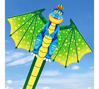 Cerfs-Volants Flying Dragon Kite pour Enfants Garçons Filles Adultes Débutants The Beach Park Outdoor Games Easy to Fly