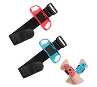Cerioll 2 Pack Bracelet Compatible Avec Switch, Bracelets Pour Nintendo Switch, Sangle Élastique Réglable Compatible Avec Joycon, Band Pour Just Dance Pour Adultes Enfants