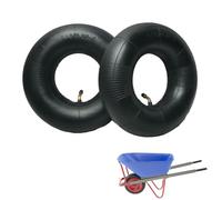 Cerioll 4.10/3.50-4 Chambre À Air Pneu, 2 Pièces Chambres À Air De Rechange, Pneu De Chambre À Air, Chambre À Air De Rechange pour Roue Pneumatique pour Diable, Chariot À Main, Chariot De Jardin