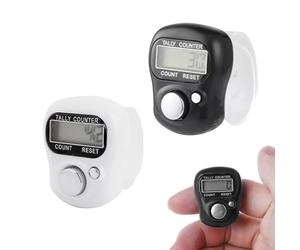 Cerioll Compteur, Compteur Manuel, 2 Pièces Compteur Digital, Compteur Numérique, Compteur Electronique, Compteur électronique, Compteur Numeration, Compte-Rangs, Compte Rang Tricot (2 Couleurs)