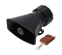 Cerioll Klaxon De Voiture Sirène De Police, 7 Tons Sirène De Police Alarme Voiture, 12V 100W, Car Siren Vehicle Horn, Avec Une Télécommande, Pour Tous Les Véhicules 12V
