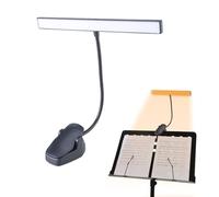 Cerioll Lampe De Pupitre De Musique, Lumineuse Lampe Piano, Music Stand Light, 3 Couleurs Et 5 Luminosité, Rechargeable, Avec Câble Usb, Convient Pour Piano, Bureau, Pupitre, Couture