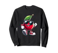 Cerise Cool Lunettes Rouge Fun Sweatshirt