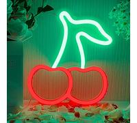 Cerise Enseigne au Néon Fruit Lampe Sign Chambre USB ou à Piles Wall Art Decor pour Chambre d'Enfants Light Up pour la Fête de Noël Bar de Mariage