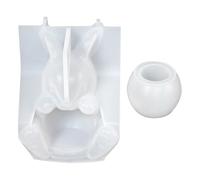 Cerise Halter Bastelform Zur Herstellung - Motiv Silikonform Mit Einfacher Entformung | Wiederverwendbar Flexible Form Für Plâtre Epoxidharz Seife Schokolade | Ostern Basteln