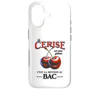 Cerise Mention BAC 2026 - Fête ta Réussite au Baccalauréat Coque pour iPhone 17