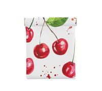 Cerise Mignonne imprimée, Sac de Rangement pour Femmes, Portefeuille supérieur à Presser, Petit Porte-Monnaie, Pochette de Changement