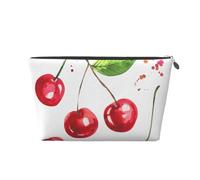 Cerise Mignonne imprimée, Trousse de Toilette Trousse de Maquillage Sac à cosmétiques Trousse de Toilette de Voyage Portable