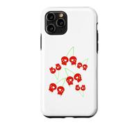 Cerise Rouges Le crâne Yami Kawaii Nu Goth Lolita Menhera Coque pour iPhone 11 Pro