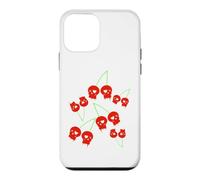 Cerise Rouges Le crâne Yami Kawaii Nu Goth Lolita Menhera Coque pour iPhone 12 Mini