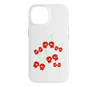 Cerise Rouges Le crâne Yami Kawaii Nu Goth Lolita Menhera Coque pour iPhone 14