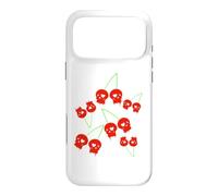 Cerise Rouges Le crâne Yami Kawaii Nu Goth Lolita Menhera Coque pour iPhone 17 Pro Max