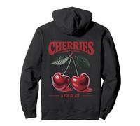 Cerises A Pop of Joy Style Vintage de la Ferme au marché Art Back Sweat à Capuche