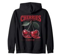 Cerises A Pop of Joy Style Vintage de la Ferme au marché Art Back Sweat à Capuche