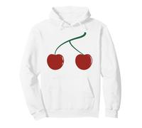 Cerises Cerise Femme Seins Années 60 Rockabilly Sweat à Capuche