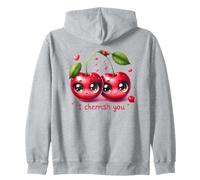 Cerises Kawaii I Cherrish You Cute Love Fruit Sweat à Capuche